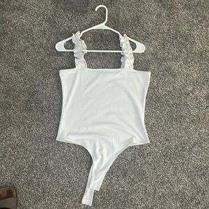 White Body Suit (Large) - Double-Zero Brand